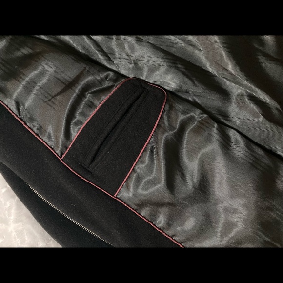 Black Wool Coat - Picture 6 of 10